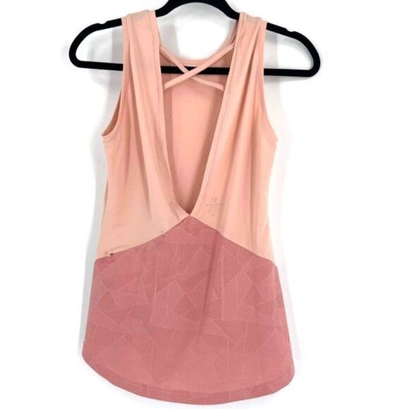 NWT Pearl Izumi Women's Sleeveless Deep V Cross Back Cycling Tank Top Pink Sz XS - Picture 2 of 12